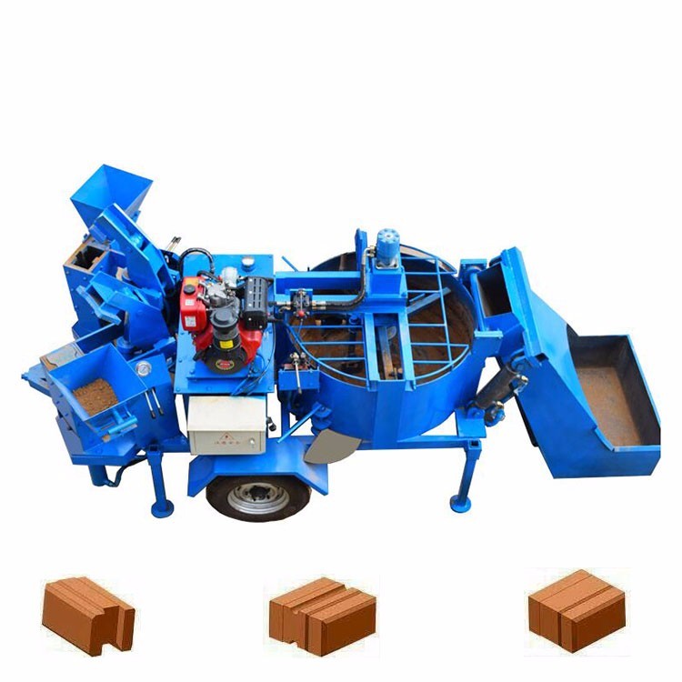 M7MI TWIN hydraform interlocking earth brick making machine