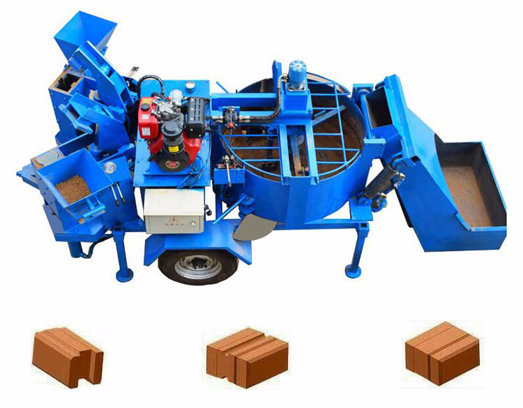 M7MI TWIN interlocking cement clay block bricks making machine equipment for produce brick to build (图2)