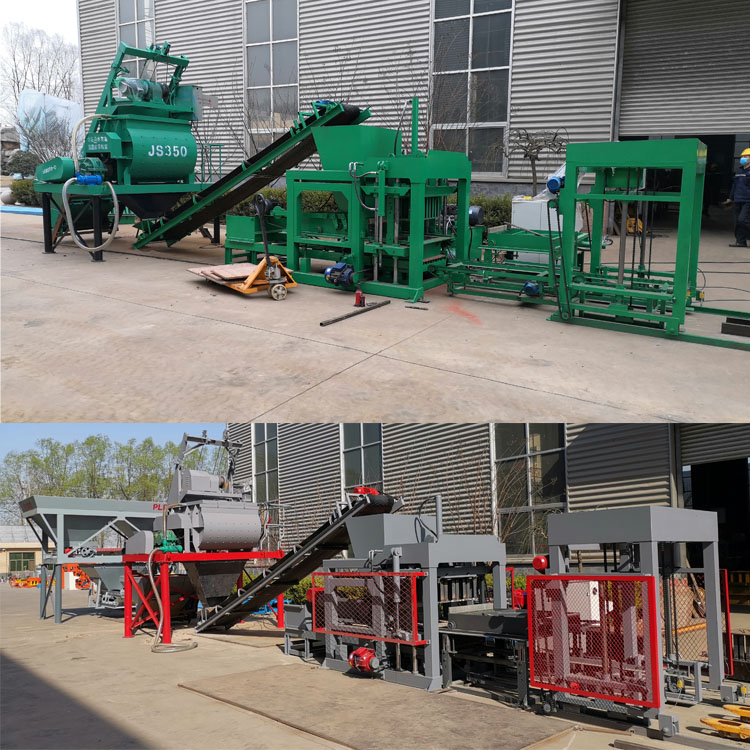 Brick And Concrete Making Machine QTJ4-18 Interlock Brick Paver Making Machine Price(图3)