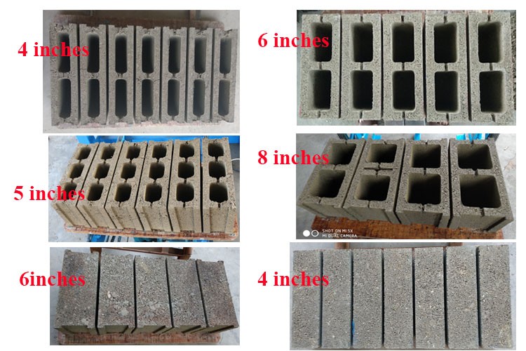 QTJ4-30A Semi Automatic Manual Hollow Cement fly ash Block bricks Making machinery Brick block Maker(图7)